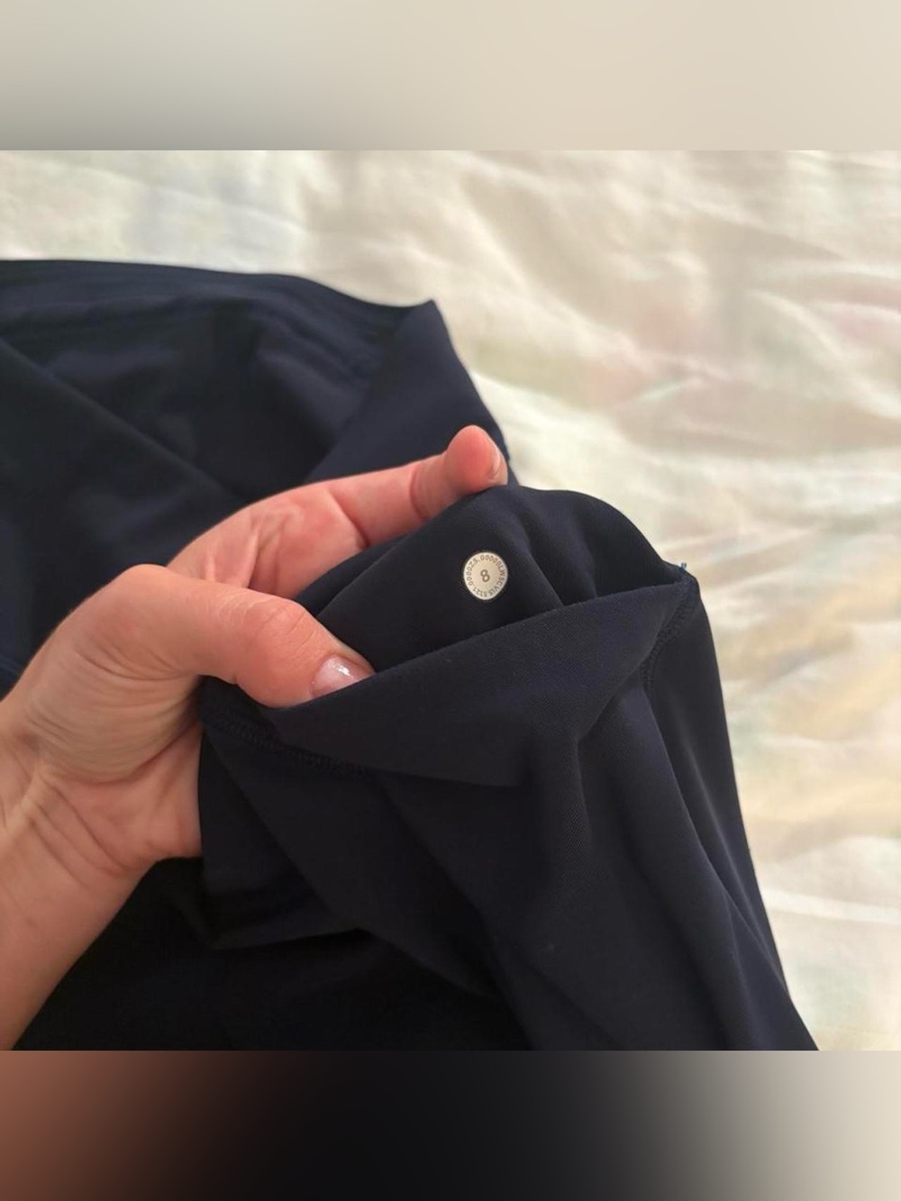 Lululemon Navy Wunder Train Leggings Sz 8 - Picture 5 of 6